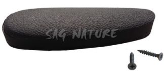 3601019 - CALCIOLO GOMMA SOFT ALT.mm15 INT.SE mm82 NERO FINTA PELLE PIENO - SCATOLA CARTONE + VITI - RECCO CALCIOLI 500/15 SP