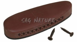 3601039 - CALCIOLO GOMMA SOFT ALT.mm25 INT.SE mm82 NERO FINTA PELLE VENTILATO - SCATOLA CARTONE + VITI - RECCO CALCIOLI 525 SP