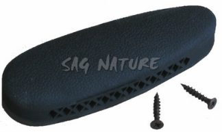 3601040 - CALCIOLO GOMMA ELASTICO ALT.mm25 INT.SE mm82 NERO FINTA PELLE VENTILATO - SCATOLA CARTONE + VITI - RECCO CALCIOLI 525