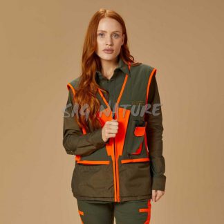 3703007 - GILET CIVETTA ALTA VISIBILITA' - UNISEX - ART. VESTX1 K25 - COLORE 50HV - TG XS ALLA 4XL - DIOTTO