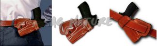 3801013 - FONDINA MASC HOLSTER IN CUOIO NERA O TAN - DX O SX   ART. GF-120 KEFREN