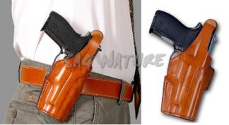 3801018 - FONDINA MASC HOLSTER IN CUOIO NERA O TAN - DX O SX   ART. GF-145 TARA
