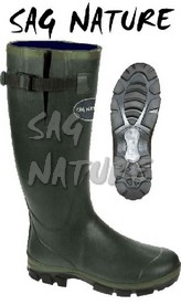 3901002 - STIVALE GINOCCHIO OSLO IN CAUCCIU VERDE SCURO FOD. COTONE E REGOLAZIONE - N°40/47 - PESO 1,0 KG - STOCCAGGIO