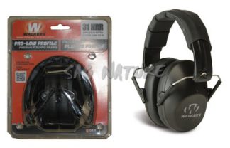 4201007 - CUFFIA NERA CON PROFILO BASSO ED ULTRALEGGERA - IN BLISTER - GWP-FPM1 - WALKER'S