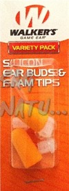 4201026 - CONFEZIONE TAPPI PER ORECCHIE - 2 IN SCHIUMA E 3 IN SILICONE - GWP-GE-VARPK - WALKER'S
