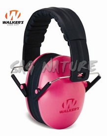 4201058 - CUFFIA PASSIVA PER BAMBINI DA 6 MESI A 8 ANNI - COLORE ROSA - GWP-FKDM-PK - WALKER'S