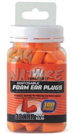 4201064 - CONFEZIONE TAPPI IN SCHIUMA PER ORECCHIE - 100 PZ - 50 PAIA - 32 NRR - ANSI S3.19 - GWP-FP-50PK - WALKER'S