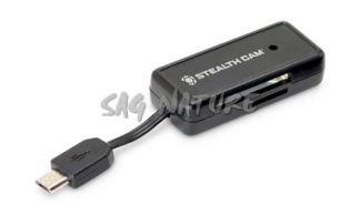 4201074 - LETTORE DI SCHEDE DI MEMORIA USB - SD - MICRO SD PER DISPOSITIVI ANDROID - STEALTH CAM - STC-SDCRAND - WALKERS