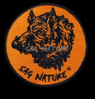 4901004 - PATCH TOPPA TESTA CINGHIALE - DIAMETRO 8,5 CM - SAG NATURE