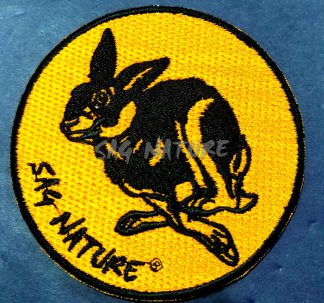 4901021 - PATCH TOPPA LEPRE INTERA IN CORSA - DIAMETRO 8,5 CM - SAG NATURE