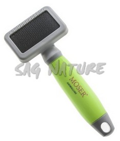 5903003 - SPAZZOLA CARDATRICE PICCOLA - CANI PICCOLI E AREE DIFFICILI - 2999-7055 - GROOMING TOOLS - MOSER