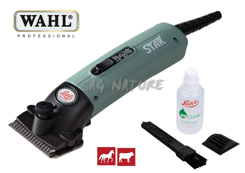 5906007 - TOSATRICE PER EQUINI E BOVINI LISTER STAR IN HOLDALL - 258-35890 - WAHL