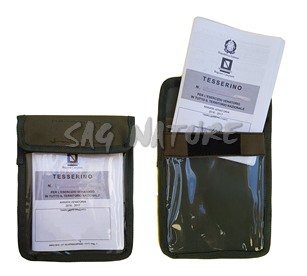 6001008 - PORTADOCUMENTI IN CORDURA IMPERMEABILE - MISURE 17x13,5 CM - SAG NATURE