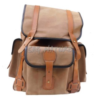 6001017 - ZAINO NASUS ARTISTS  IN PELLE - 36x20x43 CM - SAG NATURE