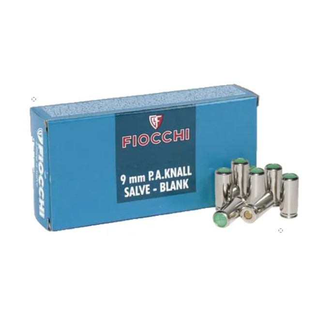 0501071 - CARTUCCE A SALVE CAL. 9 MM P.A. KNALL - CF. 50 PZ - FIOCCHI