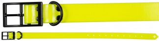 0804064 - COLLARE GIALLO FLUORESCENTE 100% TPU - LUNGHEZZA 60 CM - LARGHEZZA 2.5 CM - SPESSORE 3.0 MM