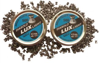 0806185 - PALLINO ARIA COMPRESSA 4,5 MM - 0,52 GR - TESTA PIATTA - DIABOLO LUX LIGHT - 500 PZ - KOVOHUTE