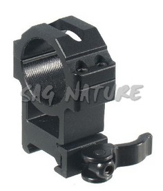 1703062 - ATTACCO ALTO TUBO 30 MM SCINA WEAVER SGANCIO RAPIDO - ART. RQ2W3224