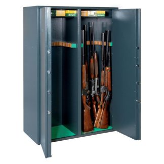 2301010 - CASSAFORTE/ARMADIO BLINDATO SERIE "L" MOD. GLS2-960KK - 28 POSTI FUCILE - CM 140X69X46 - COL. ANTRACITE - KG 105 - CHIAVE VDS1 - GRIFFON
