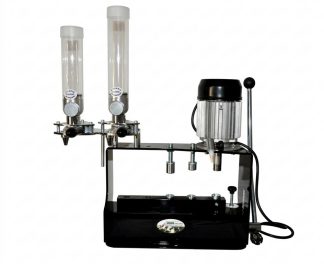 3301009 - PRESSA FUSION V-S1500 A TRE STAZIONI COMPLETA DI DOSATORI POLVERE E PIOMBO, CALCABORRE, BOBINA, RIBASSATORE ED INCISORE IN ACCIAIO - GAEP