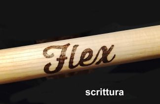 6802007 - PIROGRAFIA SCRITTURA OPPURE BUSSOLA SU MANICO LEGNO VANGHETTI SEZIONE 6802 - TARTUFO