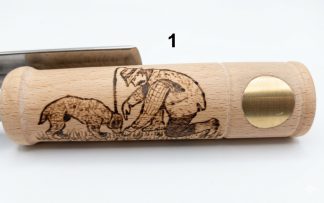 6802008 - PIROGRAFIA DISEGNO SU MANICO VANGHETTO SEZIONE 6802 - TARTUFO