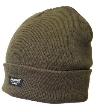 0103031 - CAPPELLO CUFFIA A MAGLIA CON INTERNO IN THINSULATE - COLORE OLIVA - 100% ACRILICO - TAGLIA UNICA - CF 6 PZ - CAPLOW
