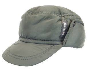 0103052 - CAPPELLO PIUMINO CON VISIERA IN COLORE VERDE 100% NYLON IMPERMEABILE - CF 6 PZ - CAPLOW