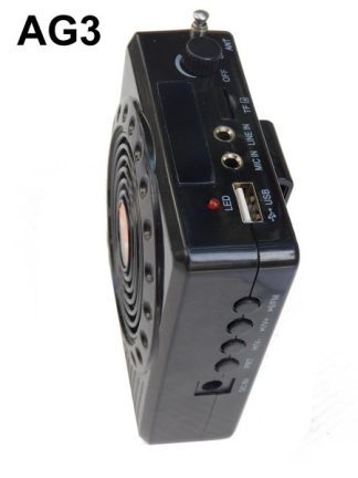 0206006 - RIPRODUTTORE AMPLIFICATORE RADIO TASCABILE E RICARICABILE - AG3 FC - SAG NATURE