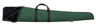 0301006 - FODERO PER FUCILE IN CANVASS VERDE ZIP INTERA IMBOTTITO CON MANICO ED ATTACCO TRACOLLA - SAG NATURE