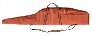 0301050 - FODERO PER CARABINA IN CORDURA ARANCIONE ZIP INTERA IMBOTTITO CON MANICO, TRACOLLA E TASCA LATERALE - CM 125 - SAG NATURE