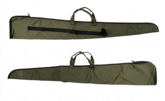 0301060 - FODERO PER FUCILE IN STOFFA 1/2 ZIP COMPLETO DI TRACOLLA E MANICO - 130 CM - CF 12 PEZZI - SAG NATURE
