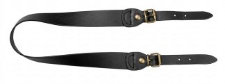 0303052 - BRETELLE ELASTICA SOTTILE LARGHEZZA 30 MM COLORE NERO - CF 12 PZ - SAG NATURE