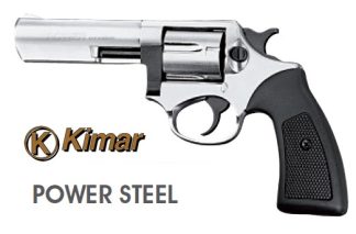 0501031 - PISTOLA A SALVE MODELLO POWER CAL. 380 SILVER - KIMAR