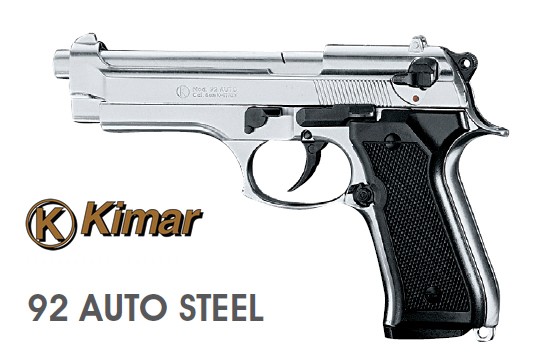 0501045 - PISTOLA A SALVE MODELLO 92 CAL. 8 SILVER - KIMAR