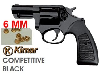 0501052 - PISTOLA A SALVE MODELLO COMPETITIVE CAL. 6MM NERA - KIMAR