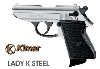 0501069 - PISTOLA A SALVE MODELLO LADY K CAL. 8 SILVER - KIMAR