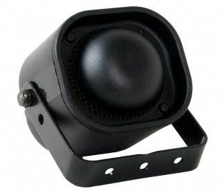 0801071 - ALTOPARLANTE/TROMBA COLORE NERO C/STAFFA - 8 WATT MM 79,2X90,2X49 - MADE IN ITALY