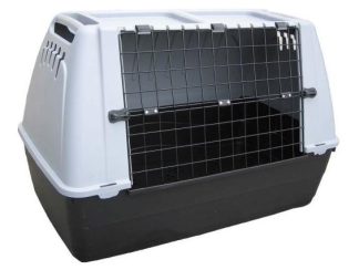 0803007 - TRASPORTINO BRACCO 90 PER CANI GRIGIO/VERDE MIS. 88X51X57H CM - PRODOTTO ACQUISTABILE SOLO CON RITIRO IN SEDE