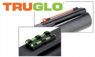 0806178 - SET MIRINO E TACCA DI MIRA UNIVERSALE - ADESIVO - IN FIBRA OTTICA DI COLORE ROSSO PER FUCILE CAL. 12 E 20 CON BINDELLA - TG94NEW - TRUGLO