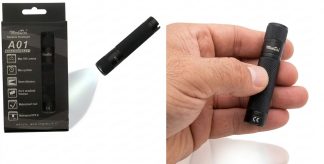 0806231 - LAMPADA-TORCIA A01 MARTIDEN 120 LM TASCABILE - DISTANZA ILLUMINAZIONE 50 MT - PESO 20 G - 79X17,1 MM - SAG NATURE