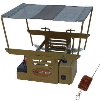 1002006 - LANCIAVOLATILI CON TELECOMANDO E BEEP - BATTERIA 12V RICARICABILE - STARNE E PICCIONI - SAG NATURE