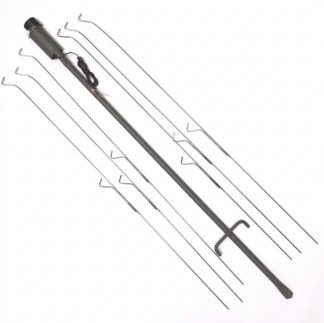 1002069 - GIOSTRA TELESCOPICA A 6 ASTE CON 12 POSTI - SENZA STAMPI