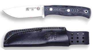 1201070 - COLTELLO BUSHCRAFT E SURVIVAL BS9 LYNX ACCIAIO MOVA 1.4116 MANICO MICARTA LAMA 10,5 CM PESO 190 GR - COMPLETO DI FODERO- JOKER CM111