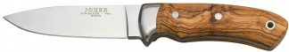 1201072 - COLTELLO CON MANICO OLIVO LAMA 12 CM ACCIAIO 440 158 GR - JOKER CO16