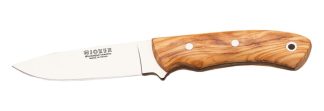 1201073 - COLTELLO BUSHCRAFT CON MANICO OLIVO LAMA 9,5 CM PESO 138 GR - JOKER CO17