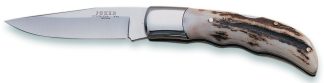 1201236 - COLTELLO CON MANICO CERVO LAMA 9 CM PESO 115 GR - JOKER NC08
