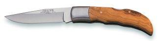 1201288 - COLTELLO CON MANICO OLIVO LAMA 9 CM PESO 77 GR - JOKER NO09