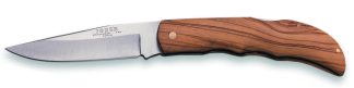 1201310 - COLTELLO SPORTIVO CON MANICO OLIVO LAMA 9 CM PESO 110 GR - JOKER NO68