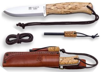 1201338 - COLTELLO JOKER EMBER BUSHCRFT E SOPRAVVIVENZA MANICO IN BETULLA RICCIA - JOKER CL122